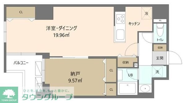 Reframe 5 早稲田の物件間取画像